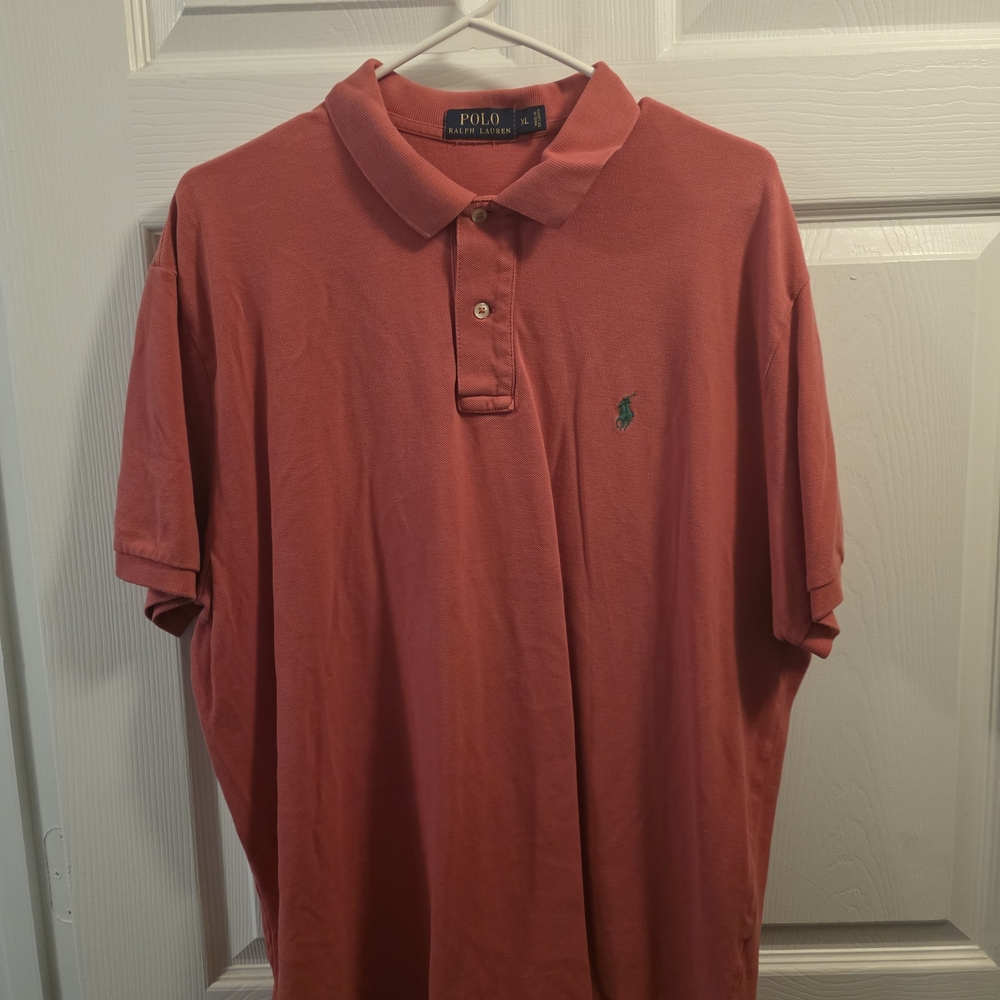 Polo by Ralph Lauren Men's Red Polo Shirt